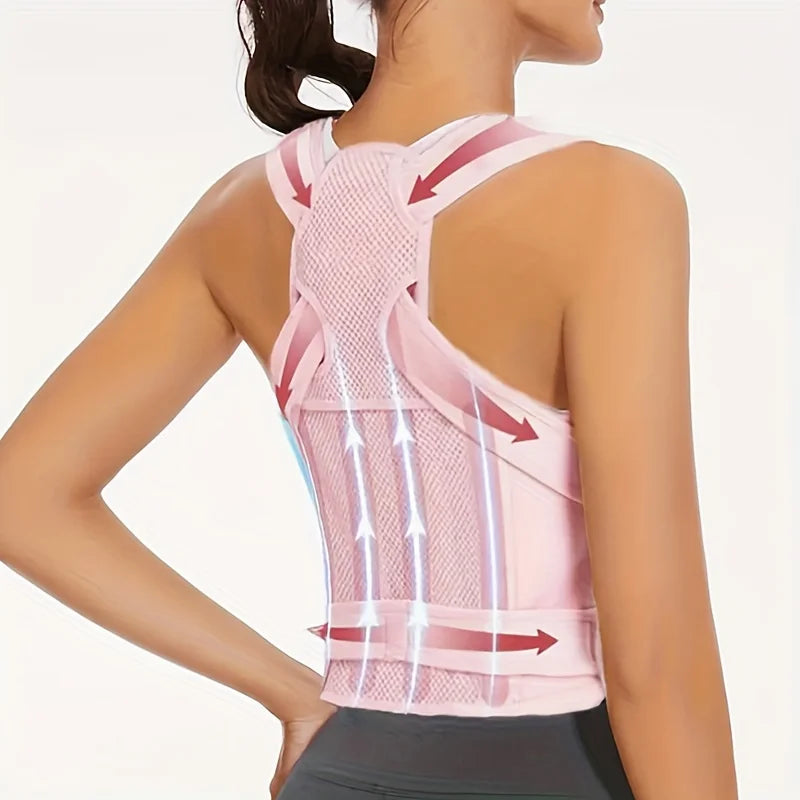 Marca(AC) Aura Curve- Corretor modelador de postura ajustável Femenino.