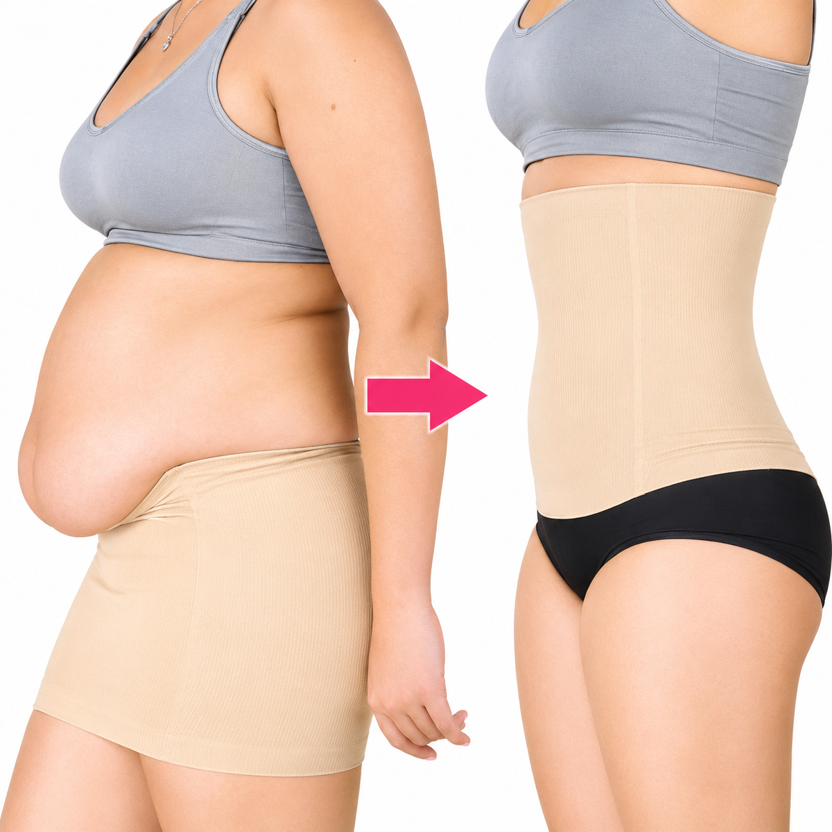 Marca (AC)- Aura Curve-Cinta modeladora feminina pós-parto, para emagrecimento da barriga.
