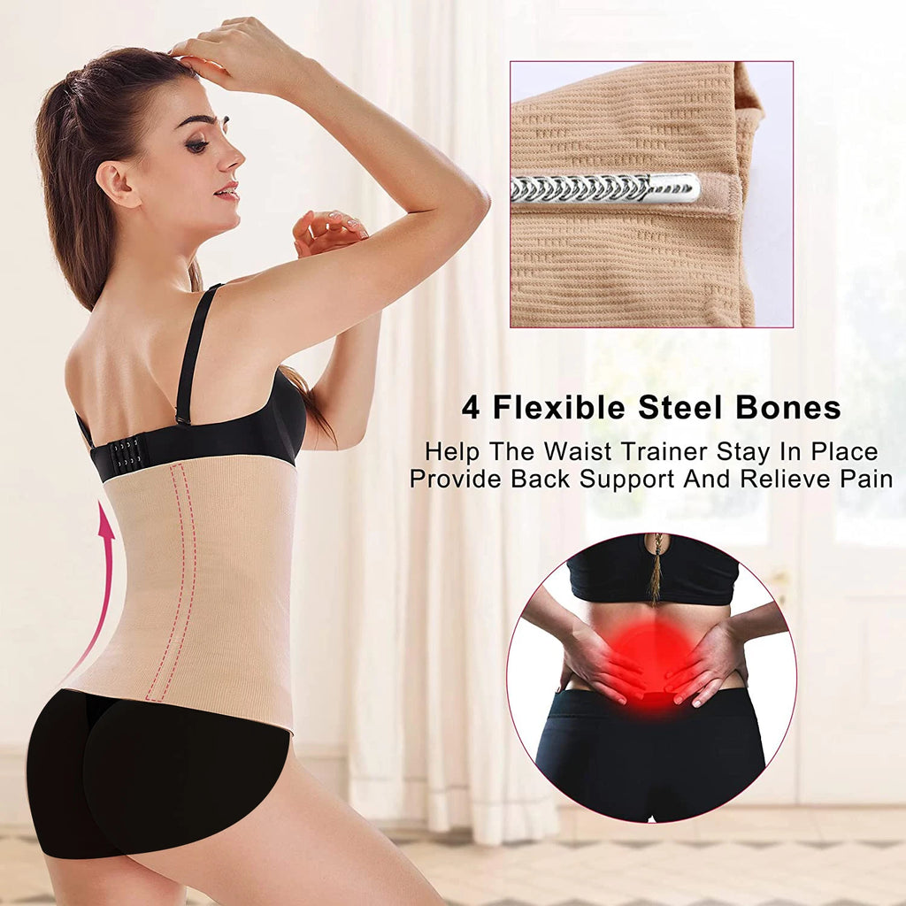 Marca (AC)- Aura Curve-Cinta modeladora feminina pós-parto, para emagrecimento da barriga.