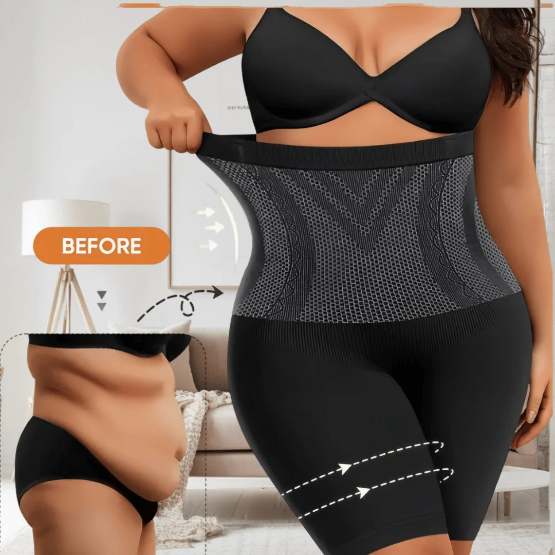 Marca(AC) Aura Curve-Cueca Modeladora de Cintura Alta Sem Costuras