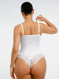 Marca(AC) Aura Curve-Modelador Corporal Sexy de Renda para Mulheres, Compressão Firme para Controle da Barriga, Roupa Íntima Modeladora