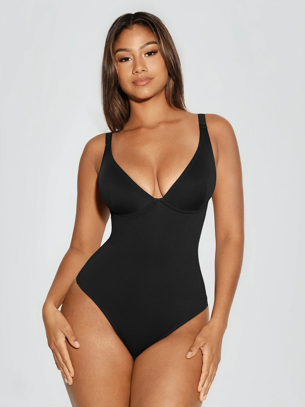 Marca(AC) Aura Curve-Modelador Corporal Sexy de Renda para Mulheres, Compressão Firme para Controle da Barriga, Roupa Íntima Modeladora
